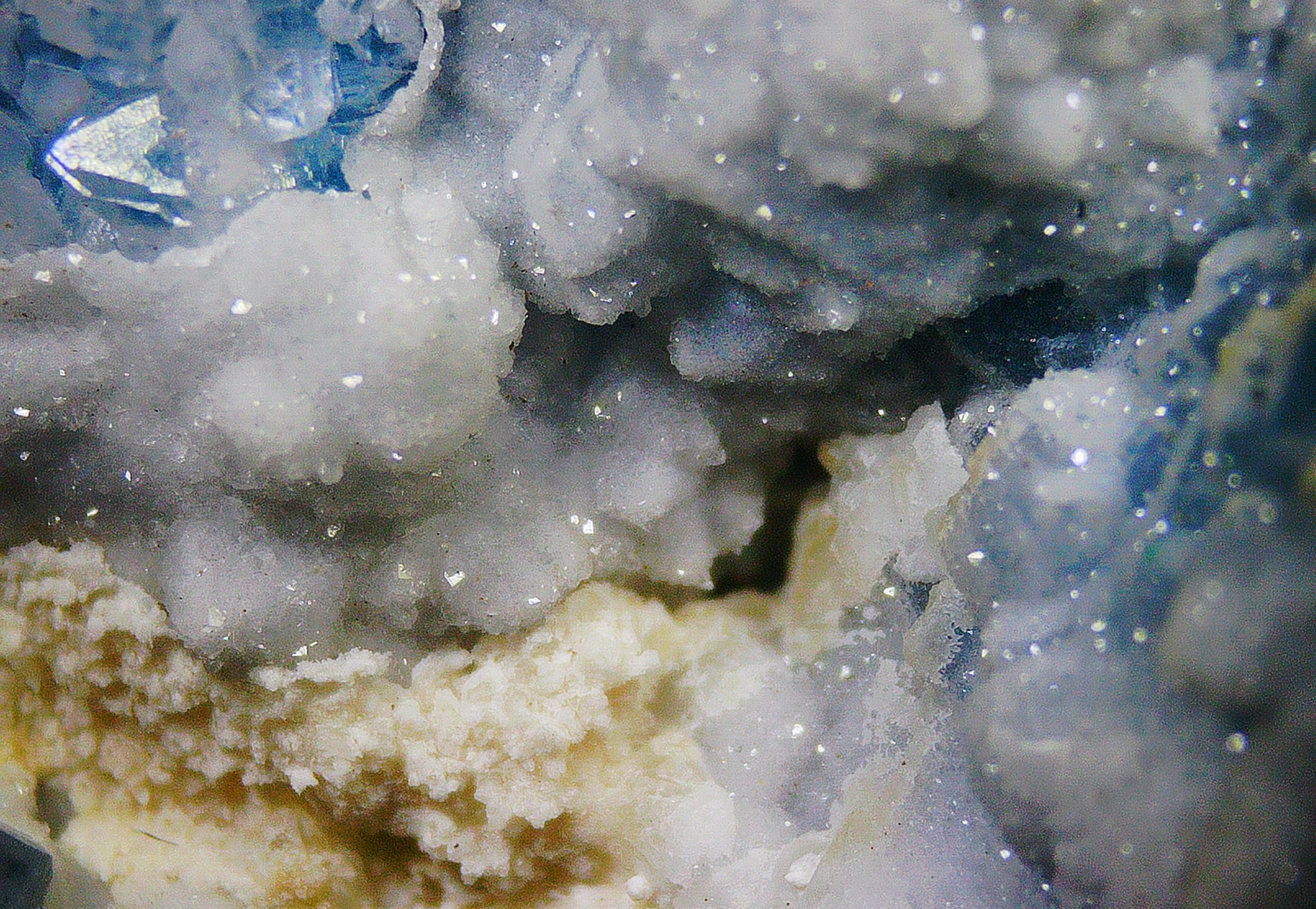 Chrysocolla with Quartz - Koakoveld, Namibia