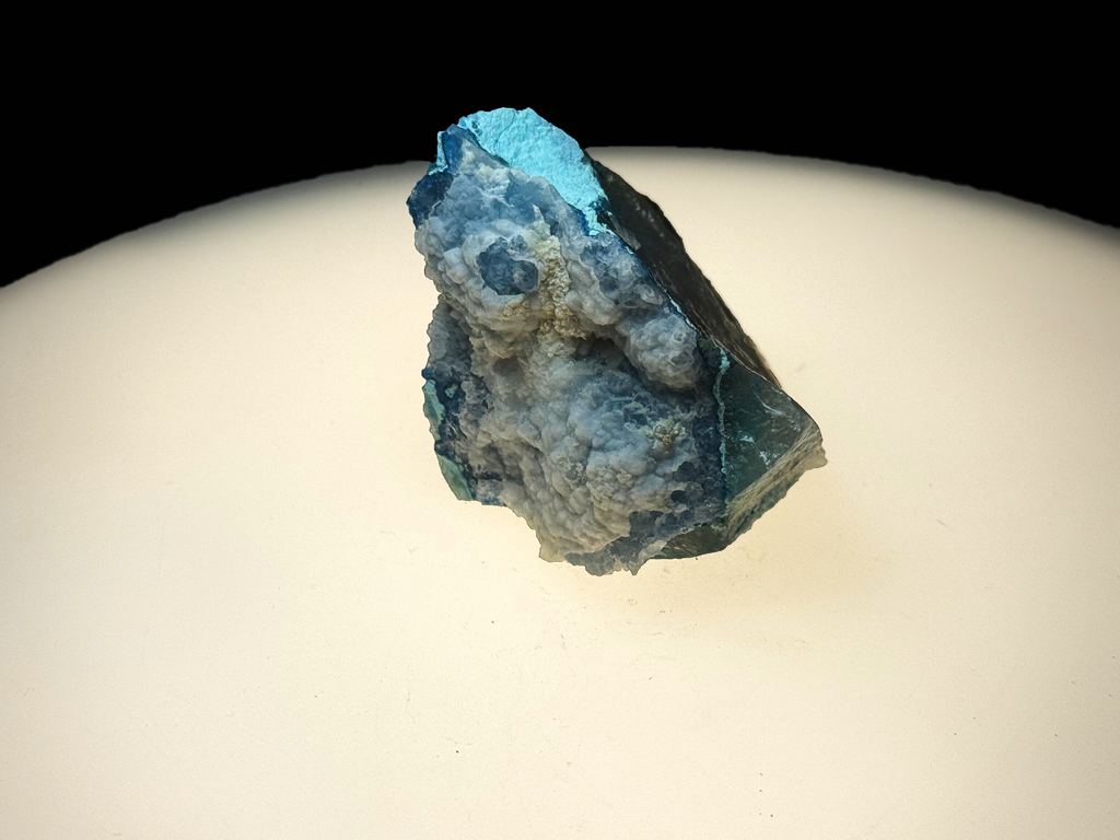 Chrysocolla with Quartz - Koakoveld, Namibia