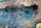 Chrysocolla with Malachite and Quartz - Kaokoveld, Namibia