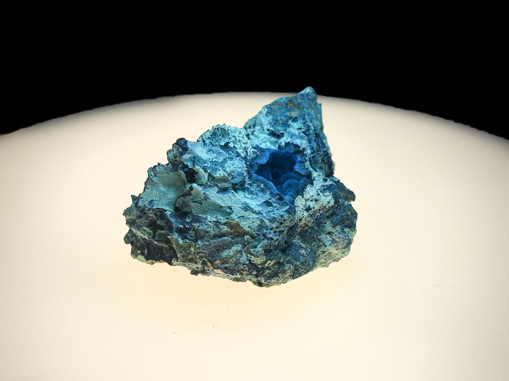 Shattuckite with Chrysocolla and Quartz - Kaokoveld, Namibia