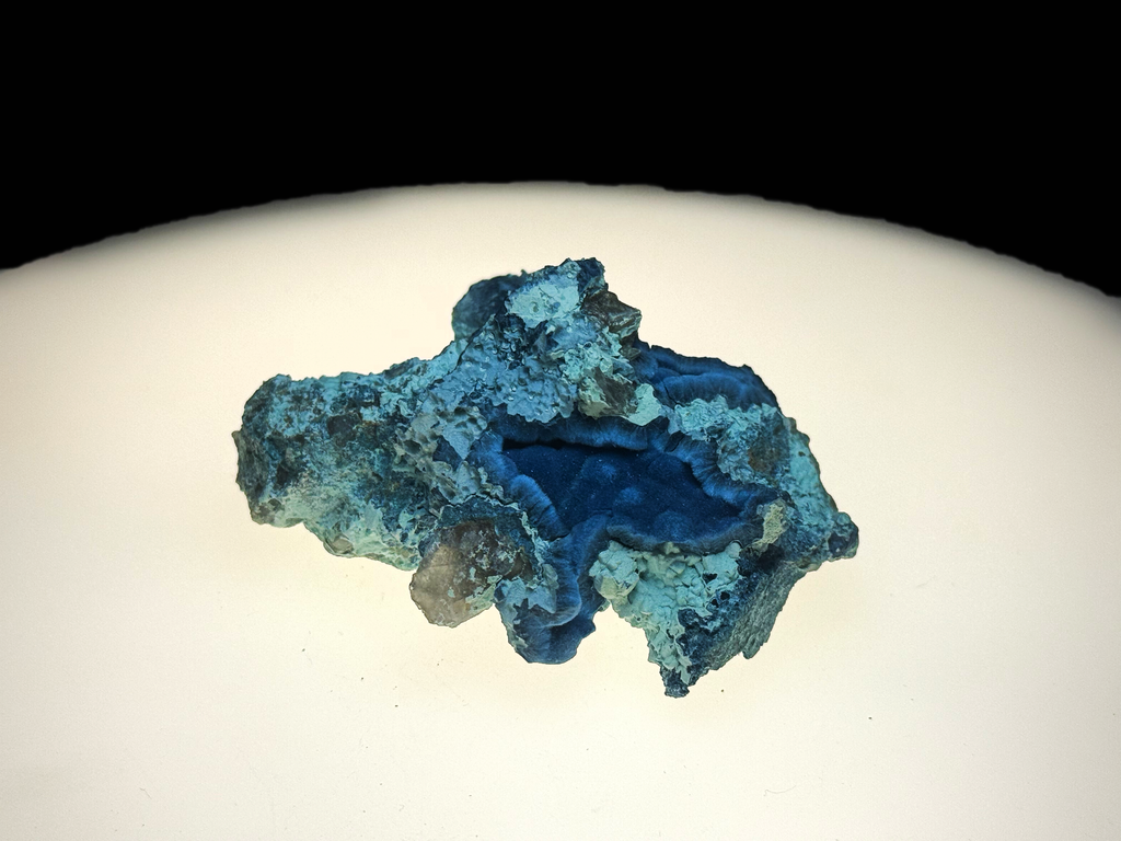 Shattuckite with Chrysocolla - Kaokoveld, Namibia