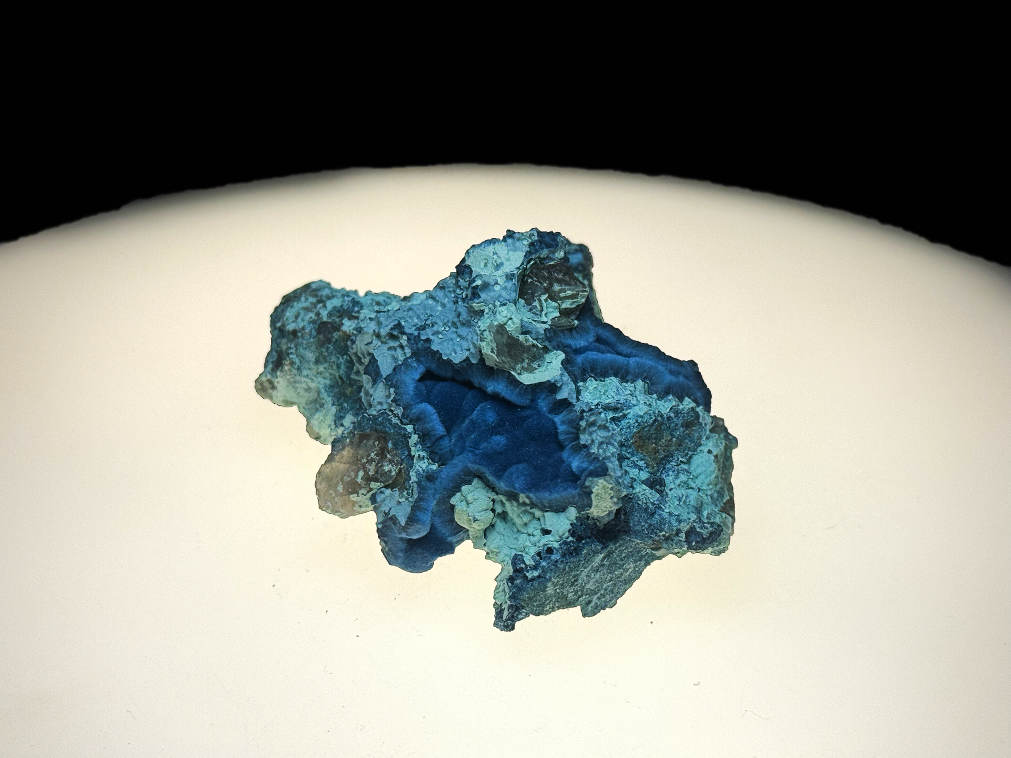 Shattuckite with Chrysocolla - Kaokoveld, Namibia