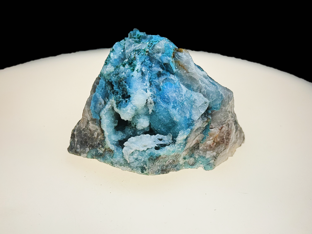 Chrysocolla with Quartz - Kaokoveld, Namibia