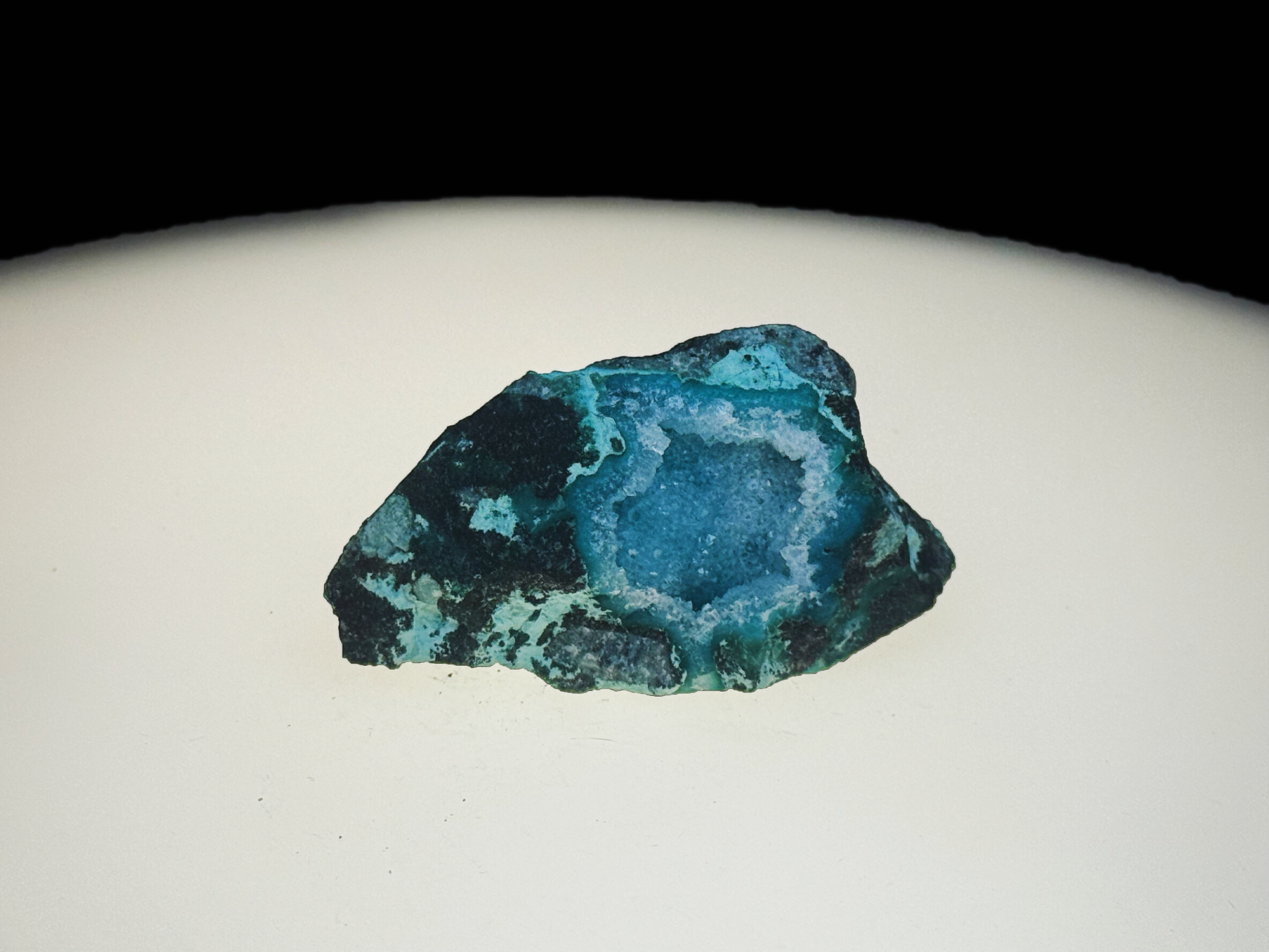 Chrysocolla with Quartz and Malachite - Kaokoveld, Namibia