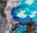 Chrysocolla with Quartz and Shattuckite - Kaokoveld, Namibia