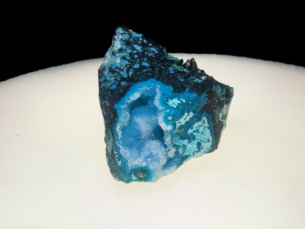 Chrysocolla with Quartz and Shattuckite - Kaokoveld, Namibia