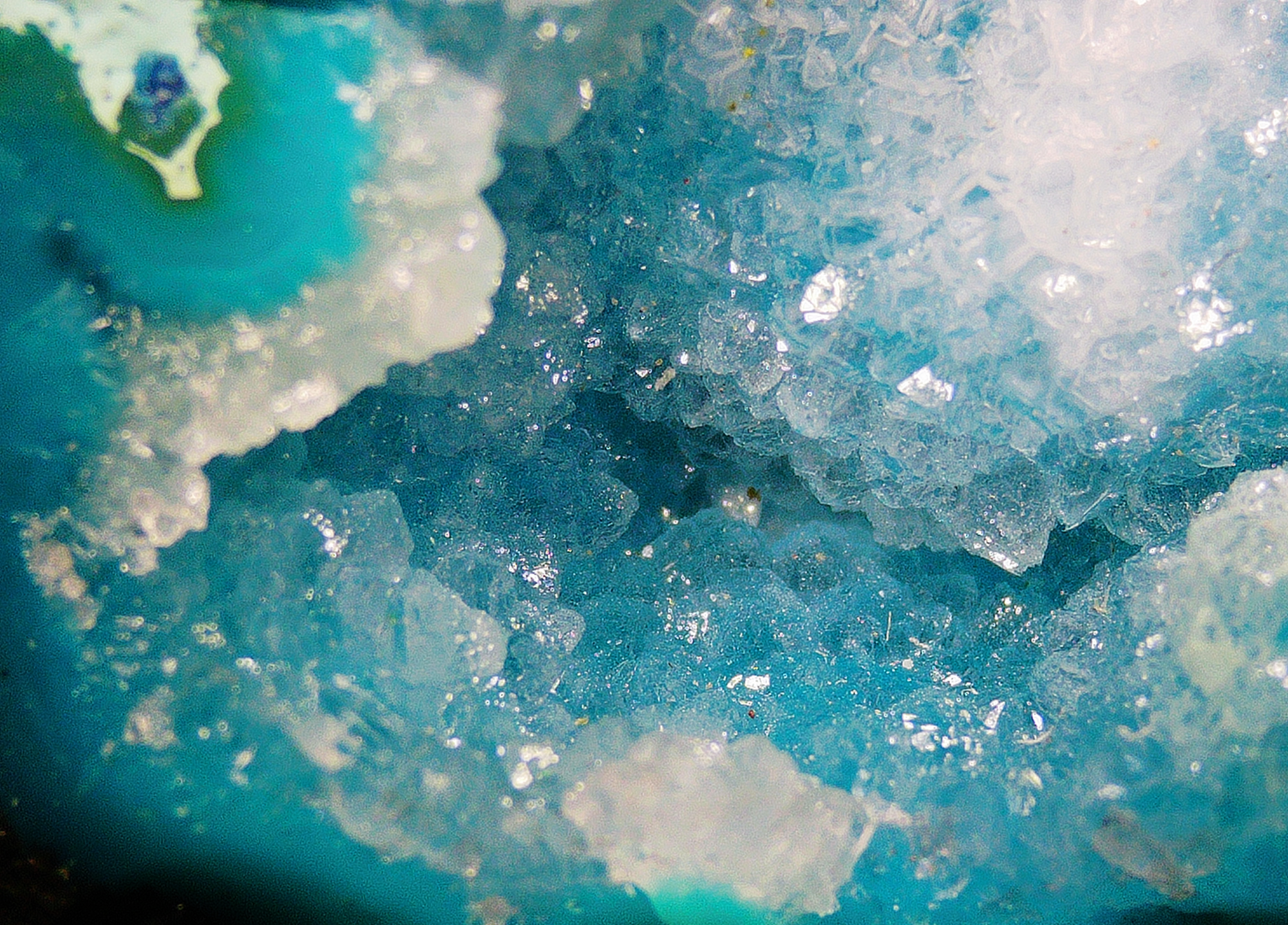 Chrysocolla with Quartz and Shattuckite - Kaokoveld, Namibia