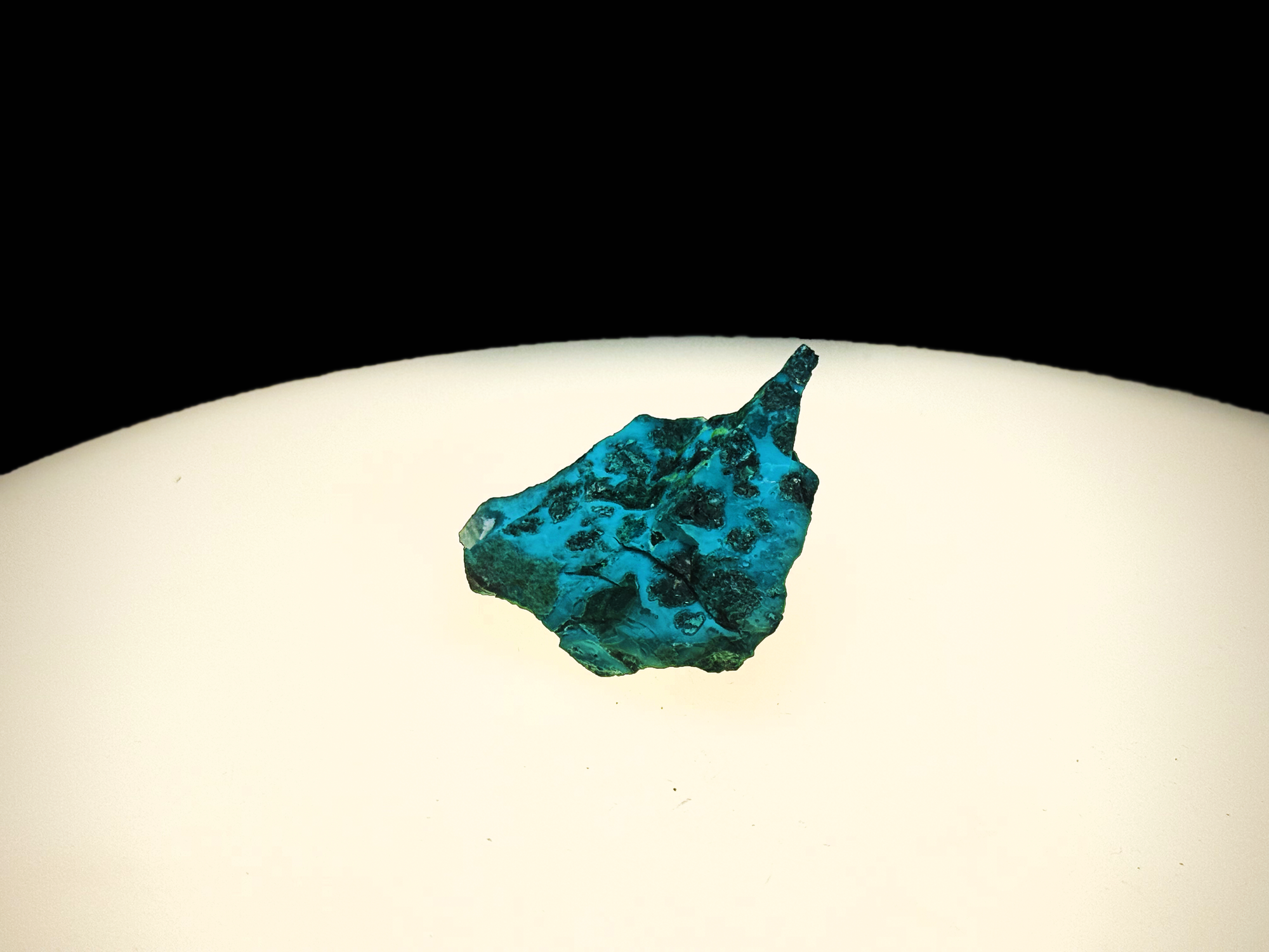 Chrysocolla with Malachite and Quartz - Kaokoveld, Namibia