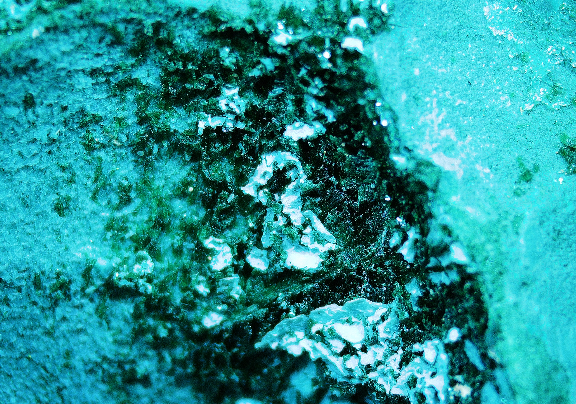 Chrysocolla with Malachite - Kaokoveld, Namibia