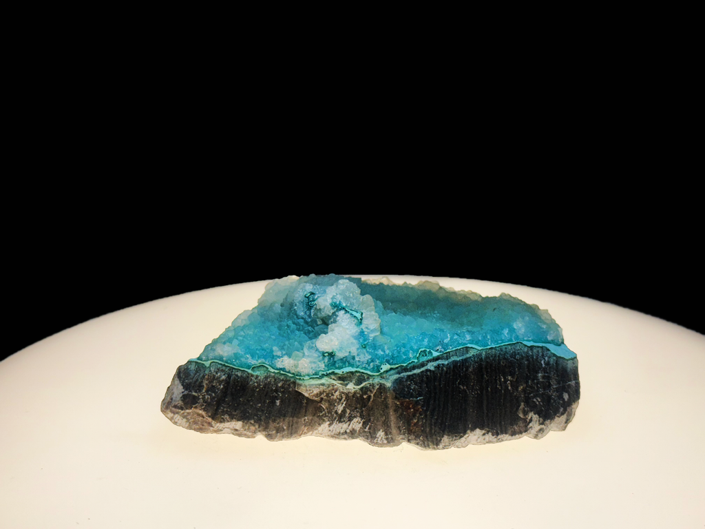 Shattuckite with Quartz and Chrysocolla - Kaokoveld, Namibia