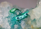 Shattuckite with Quartz and Chrysocolla - Kaokoveld, Namibia