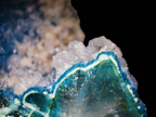 Dioptase on Quartz Matrix - Kaokoveld, Namibia