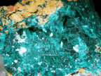 Dioptase on Matrix - Kaokoveld, Namibia