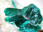 Dioptase on Calcite–Quartz Matrix - Kaokoveld, Namibia