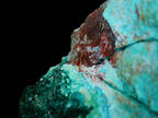 Chrysocolla with Dioptase Traces on Matrix - Kaokoveld, Namibia