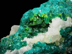 Chrysocolla with Dioptase on Matrix - Kaokoveld, Namibia