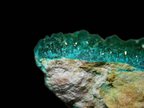 Chrysocolla with Micro-Dioptase on Matrix - Kaokoveld, Namibia