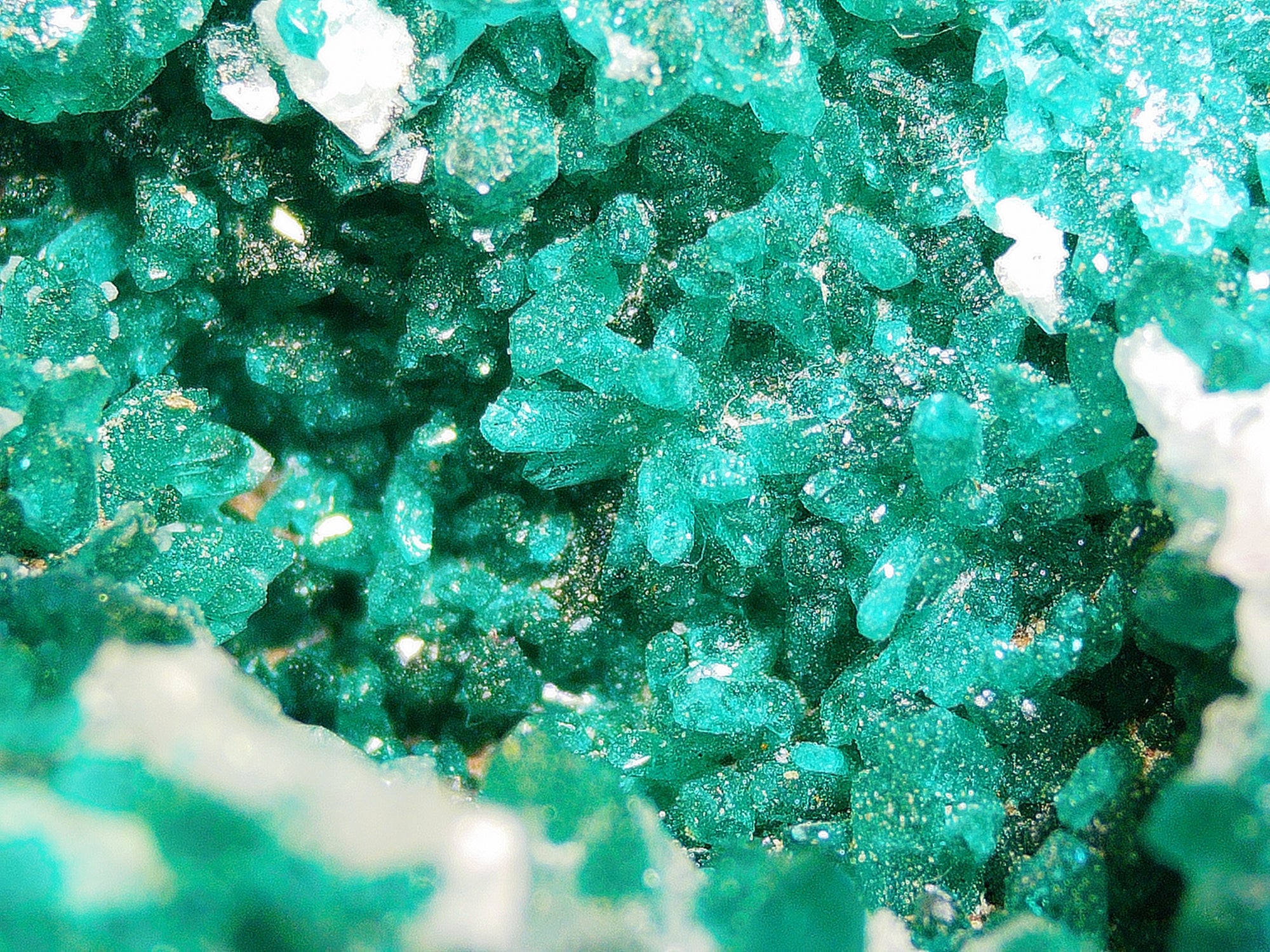Dioptase on Matrix - Kaokoveld, Namibia