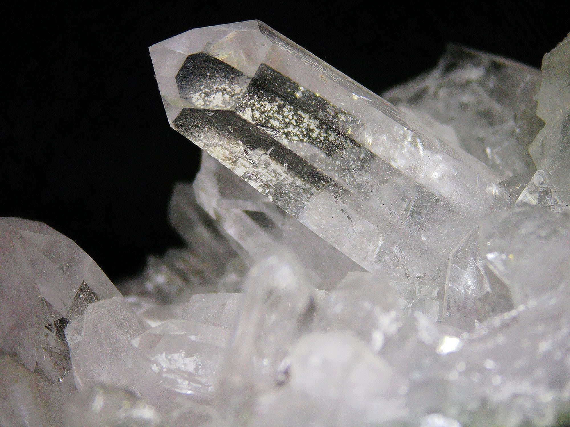 Quartz (Druzy / Crystal Cluster in Matrix) - Goboboseb, Namibia