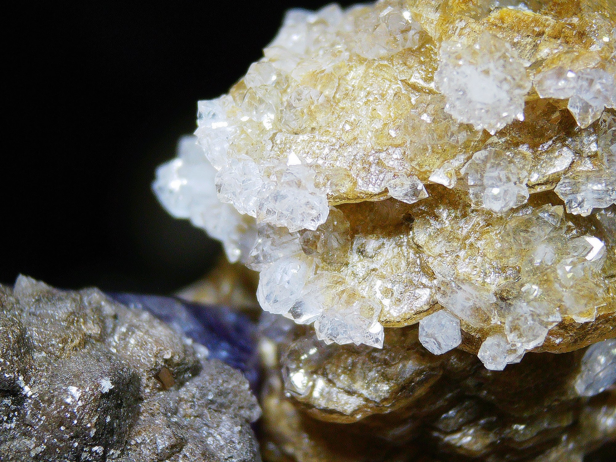 Fluorite with Pyrite on Matrix - Kaokoveld, Namibia