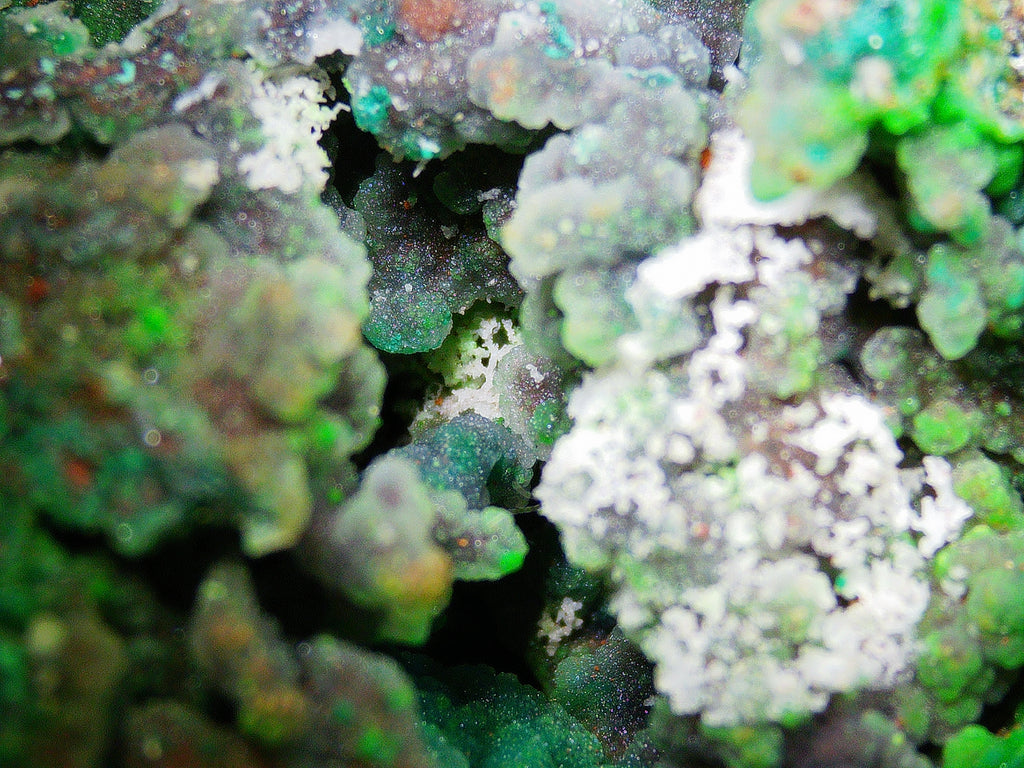 Azurite–Malachite with Chrysocolla on Iron-Rich Matrix - Kaokoveld, Namibia