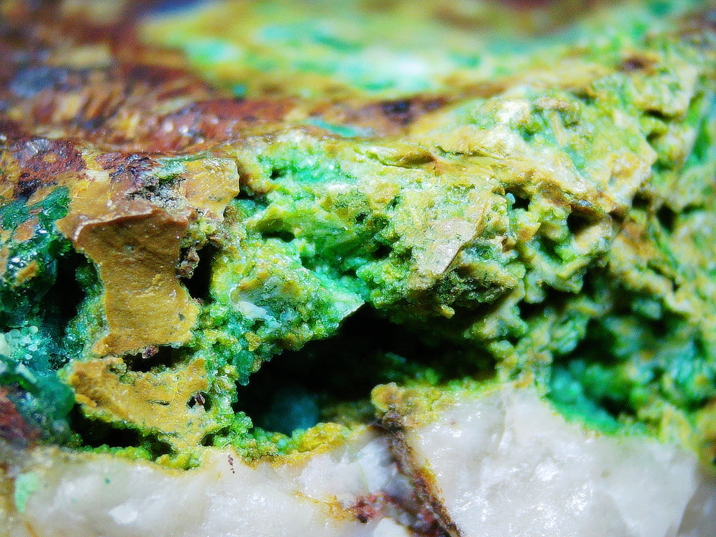 Azurite–Malachite with Chrysocolla on Ironstone Matrix - Kaokoveld, Namibia