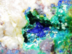Azurite–Malachite with Chrysocolla on Ironstone Matrix - Kaokoveld, Namibia
