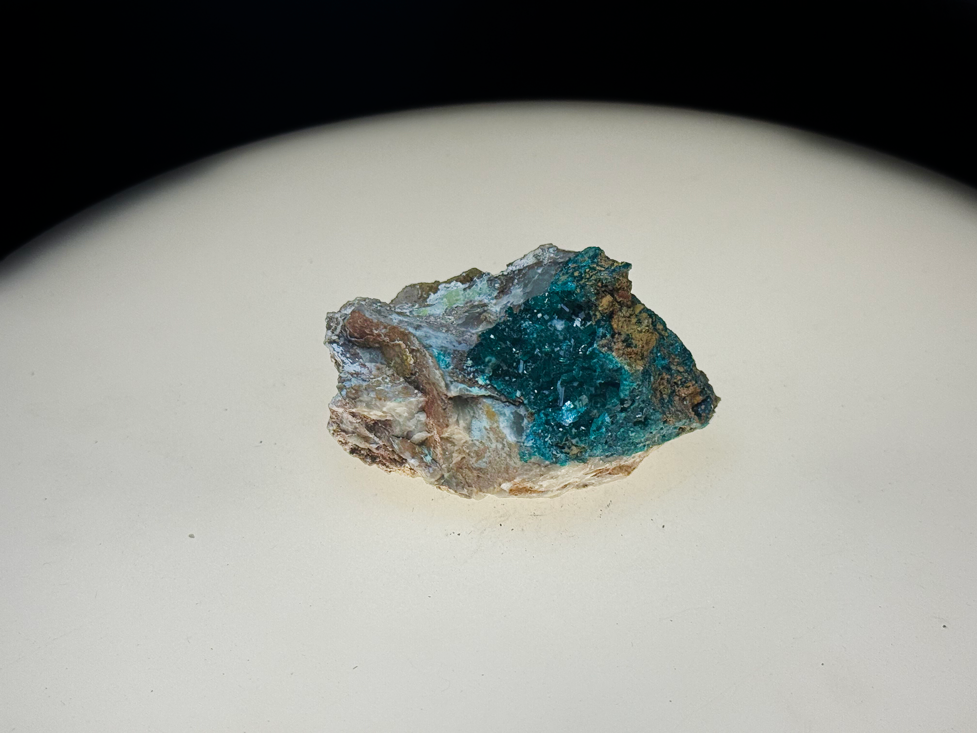 Dioptase on Matrix - Kaokoveld, Namibia