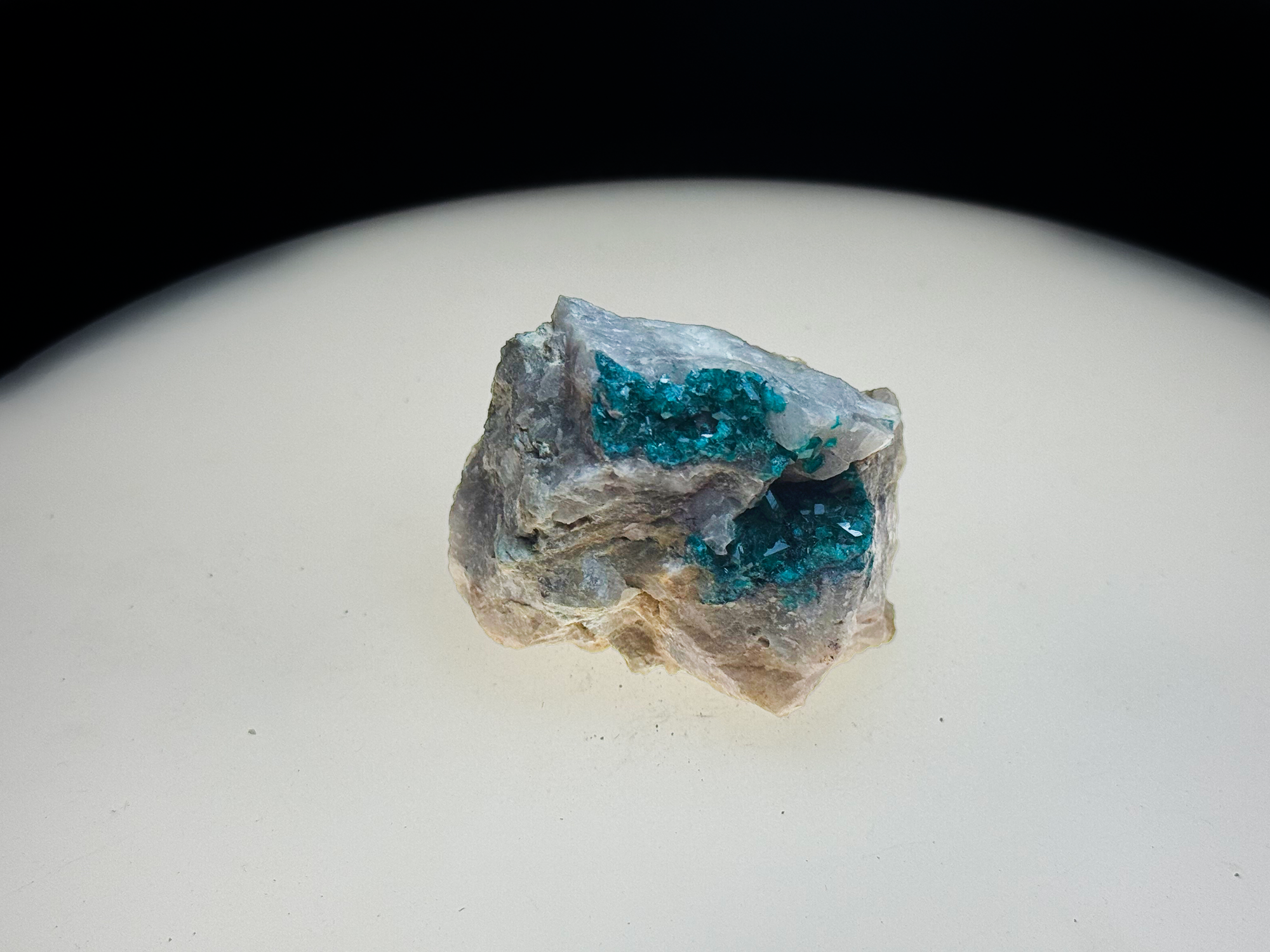 Dioptase on Matrix - Kaokoveld, Namibia