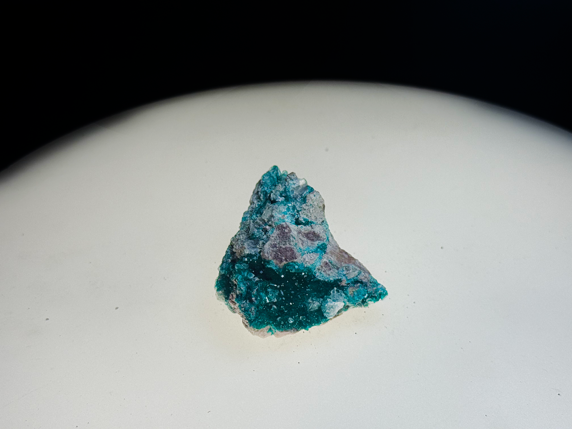 Dioptase on Matrix - Kaokoveld, Namibia