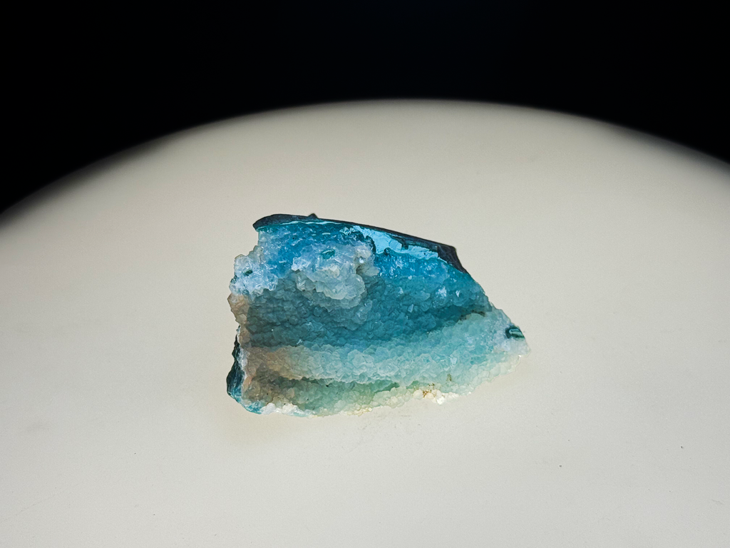 Dioptase on Quartz Matrix - Kaokoveld, Namibia