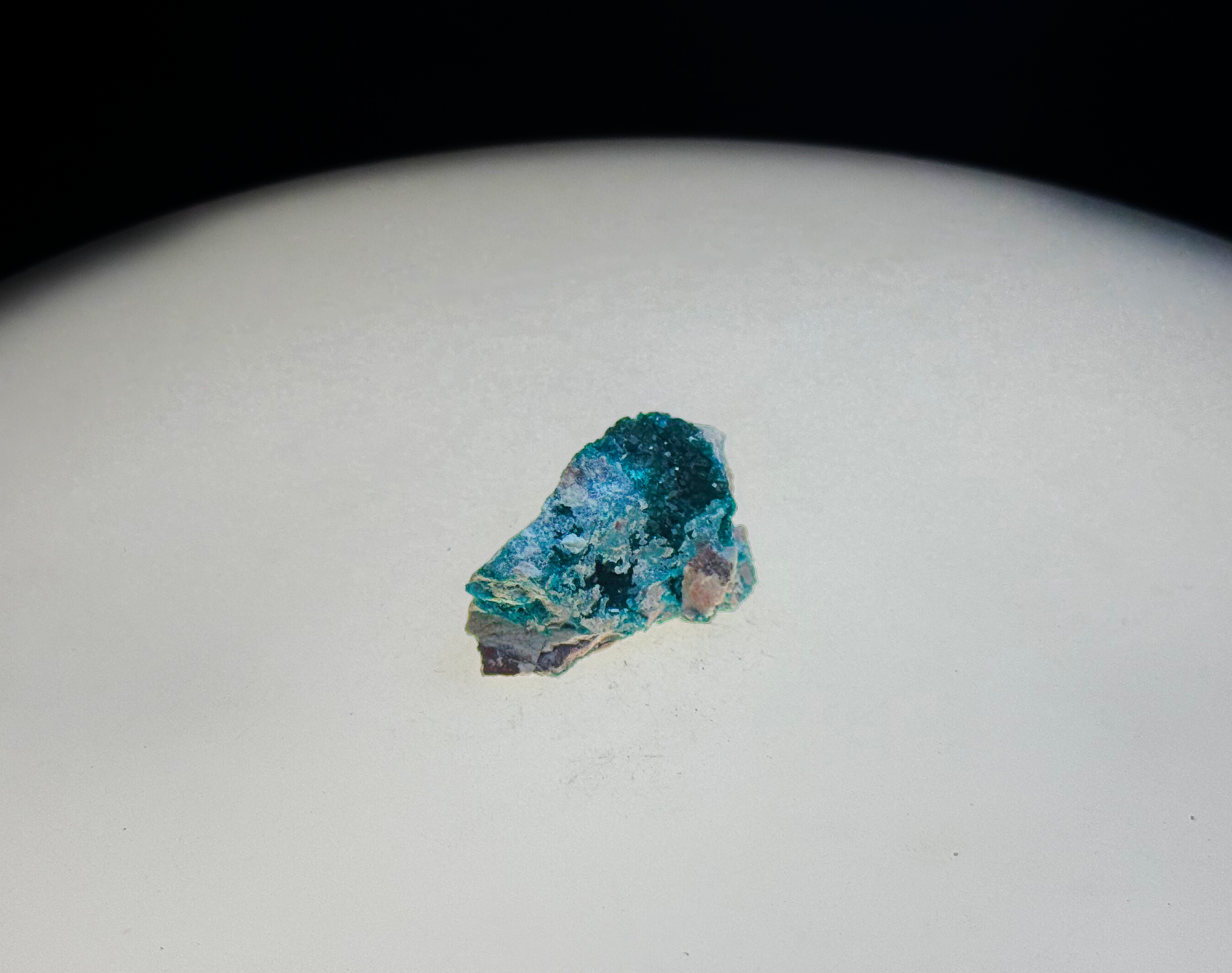 Dioptase on Matrix - Kaokoveld, Namibia