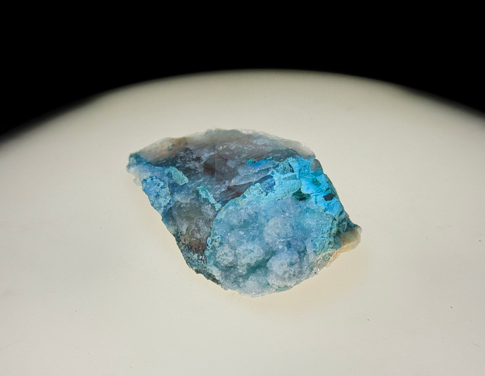 Dioptase on Quartz Matrix - Kaokoveld, Namibia