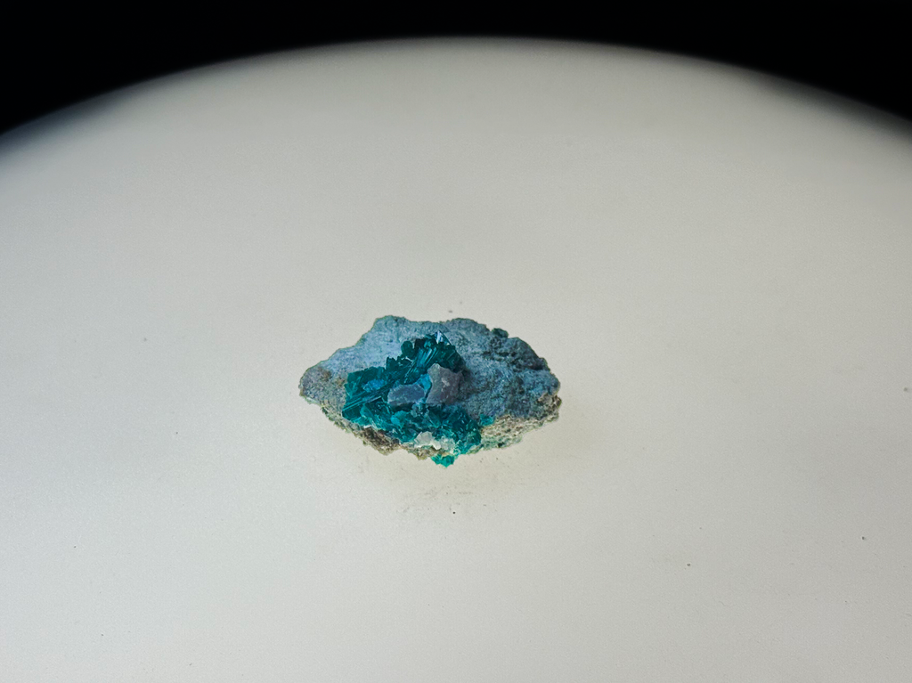 Dioptase on Matrix - Kaokoveld, Namibia