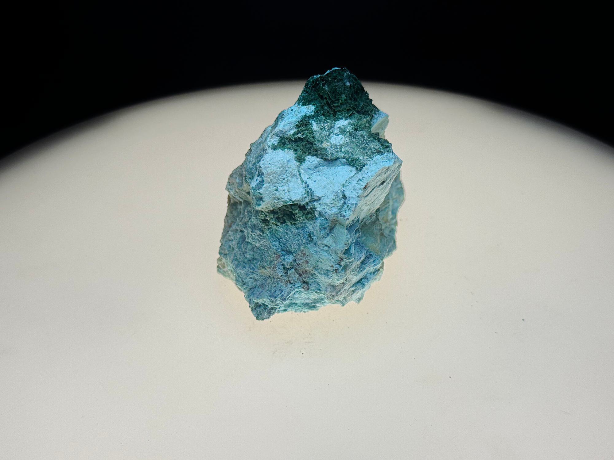 Chrysocolla with Malachite on Matrix - Kaokoveld, Namibia