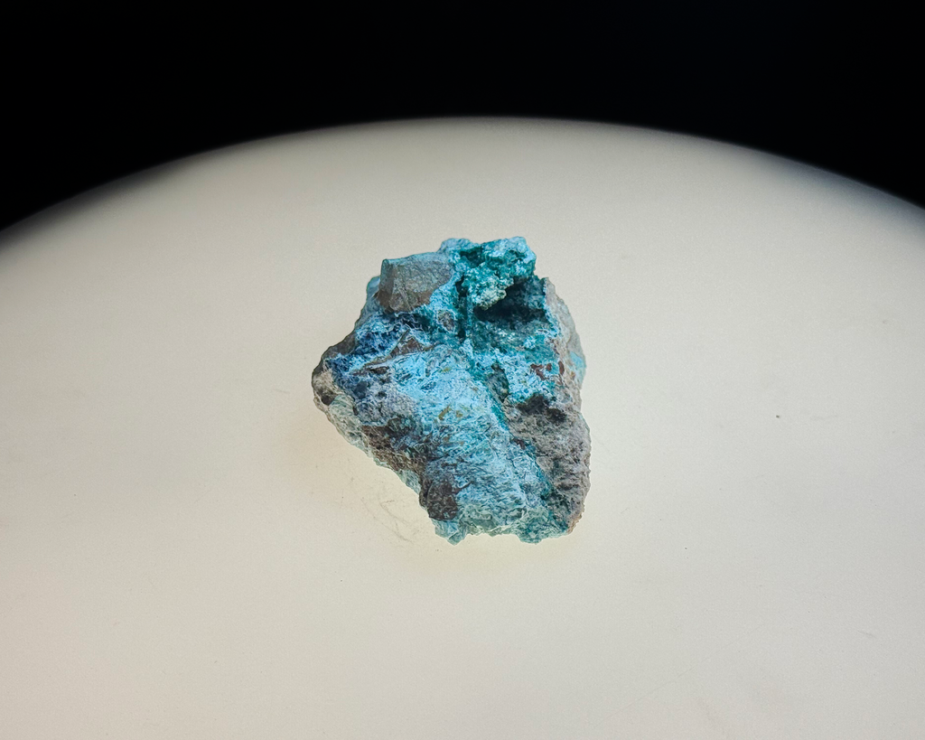 Chrysocolla with Dioptase Traces on Matrix - Kaokoveld, Namibia