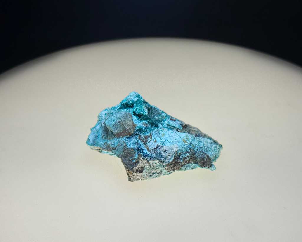 Chrysocolla with Dioptase Traces on Matrix - Kaokoveld, Namibia