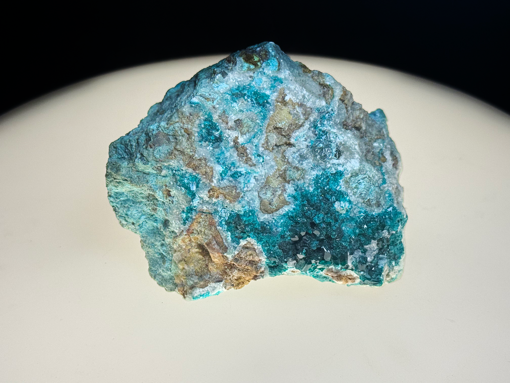 Dioptase with Chrysocolla on Matrix - Kaokoveld, Namibia