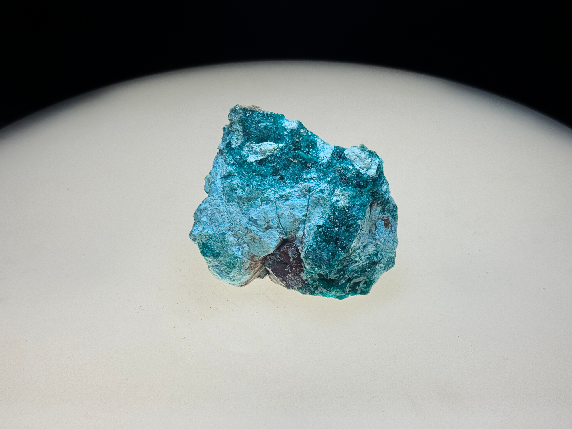 Chrysocolla with Dioptase Traces on Matrix - Kaokoveld, Namibia
