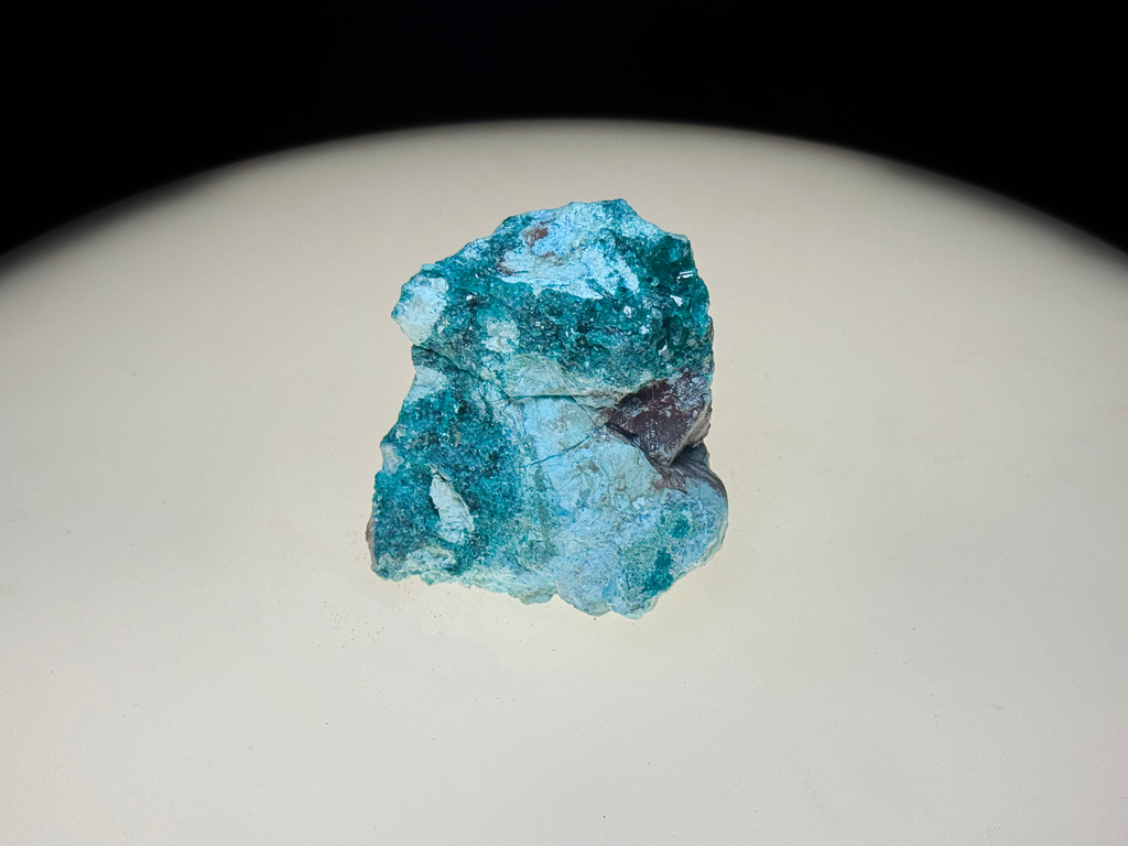 Chrysocolla with Dioptase Traces on Matrix - Kaokoveld, Namibia
