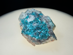 Dioptase with Chrysocolla on Quartz Matrix mineral specimen from Kaokoveld, Namibia