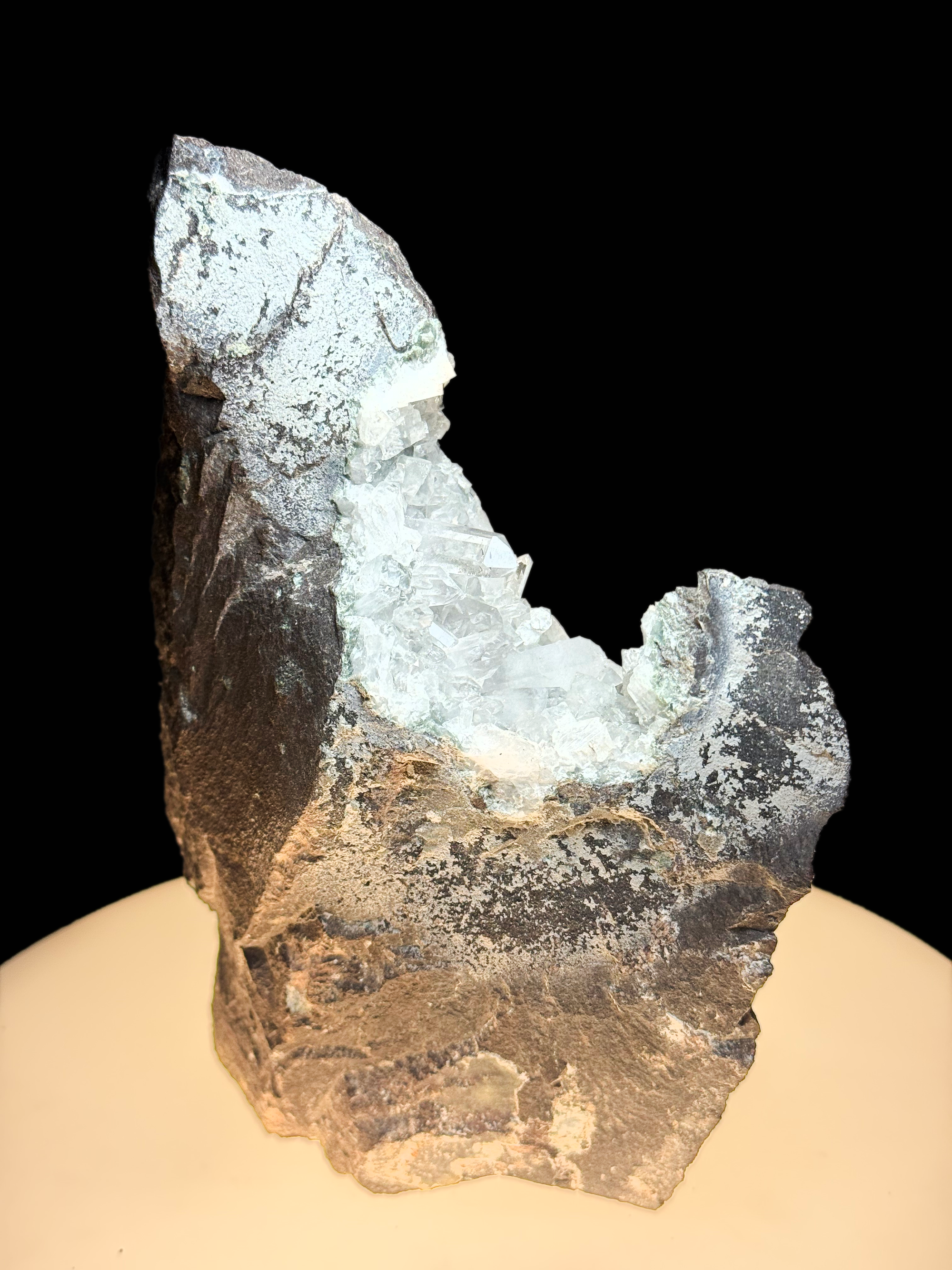 Quartz (Druzy / Crystal Cluster in Matrix) - Goboboseb, Namibia