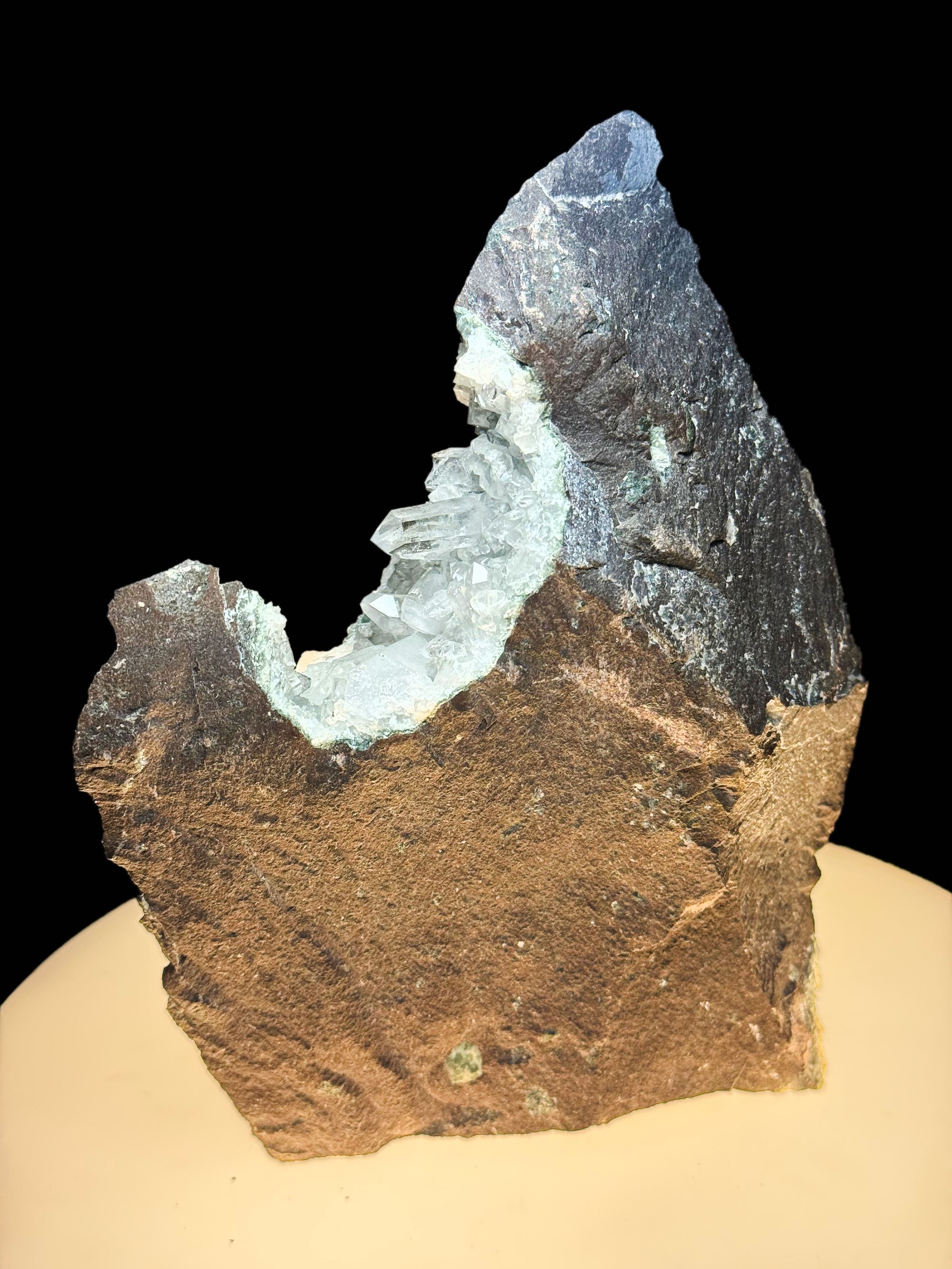 Quartz (Druzy / Crystal Cluster in Matrix) - Goboboseb, Namibia