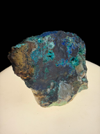 Azurite–Malachite with Chrysocolla on Ironstone Matrix - Kaokoveld, Namibia