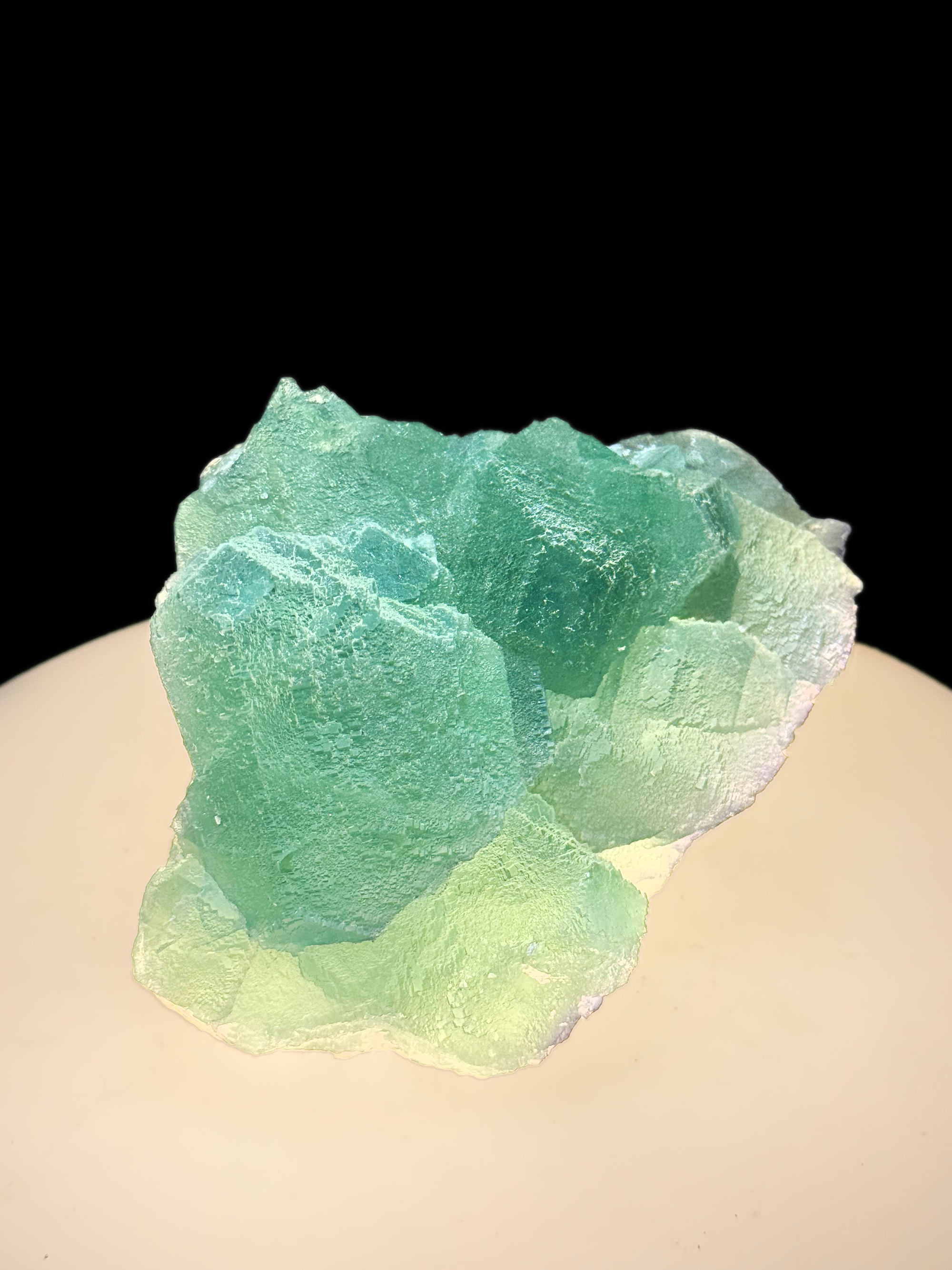 Fluorite (Green–Blue, Massive to Cubic Aggregate) - Erongo Mountains, Namibia